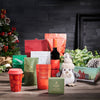 Yuletide Penguin & Wine Gift Set, christmas gift, christmas, holiday gift, holiday, gourmet gift, gourmet, wine gift, wine, plush gift, plush