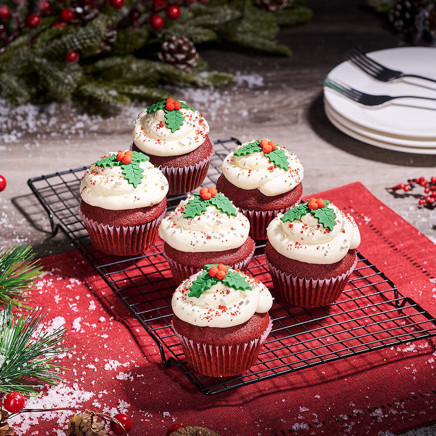 Christmas Cupcake Sharing Gift, cupcake gift, cupcake, christmas gift, christmas, gourmet gift, gourmet, holiday gift, holiday