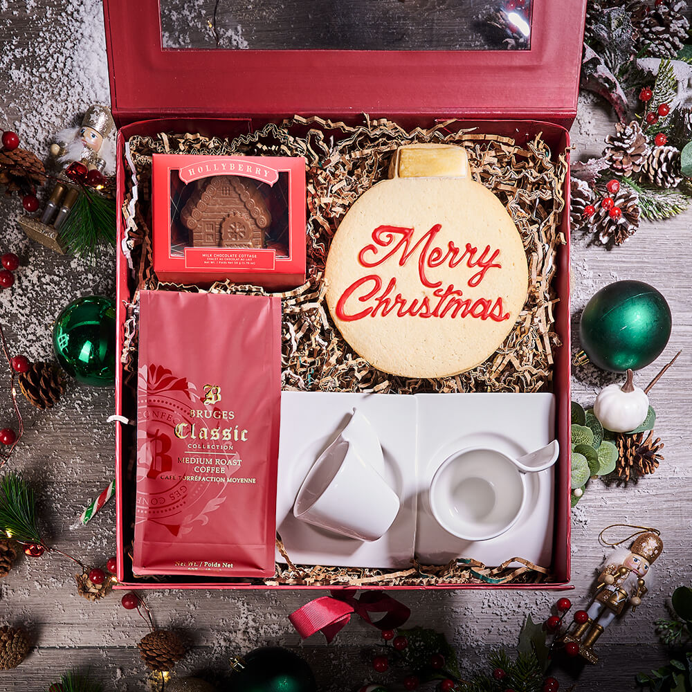 Coffee & Holiday Cheer Gift Box – Christmas gift baskets – Canada