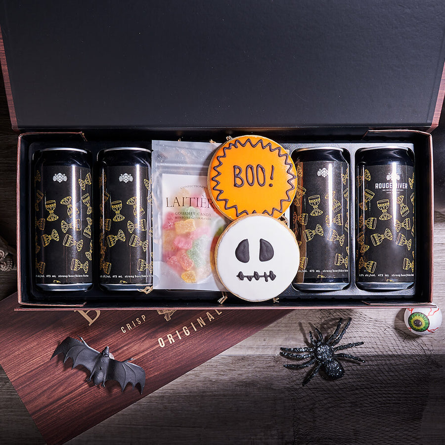Craft Brew & Trick-or-Treat Box, craft beer gift, craft beer, beer gift, beer, gourmet gift, gourmet, halloween gift, halloween
