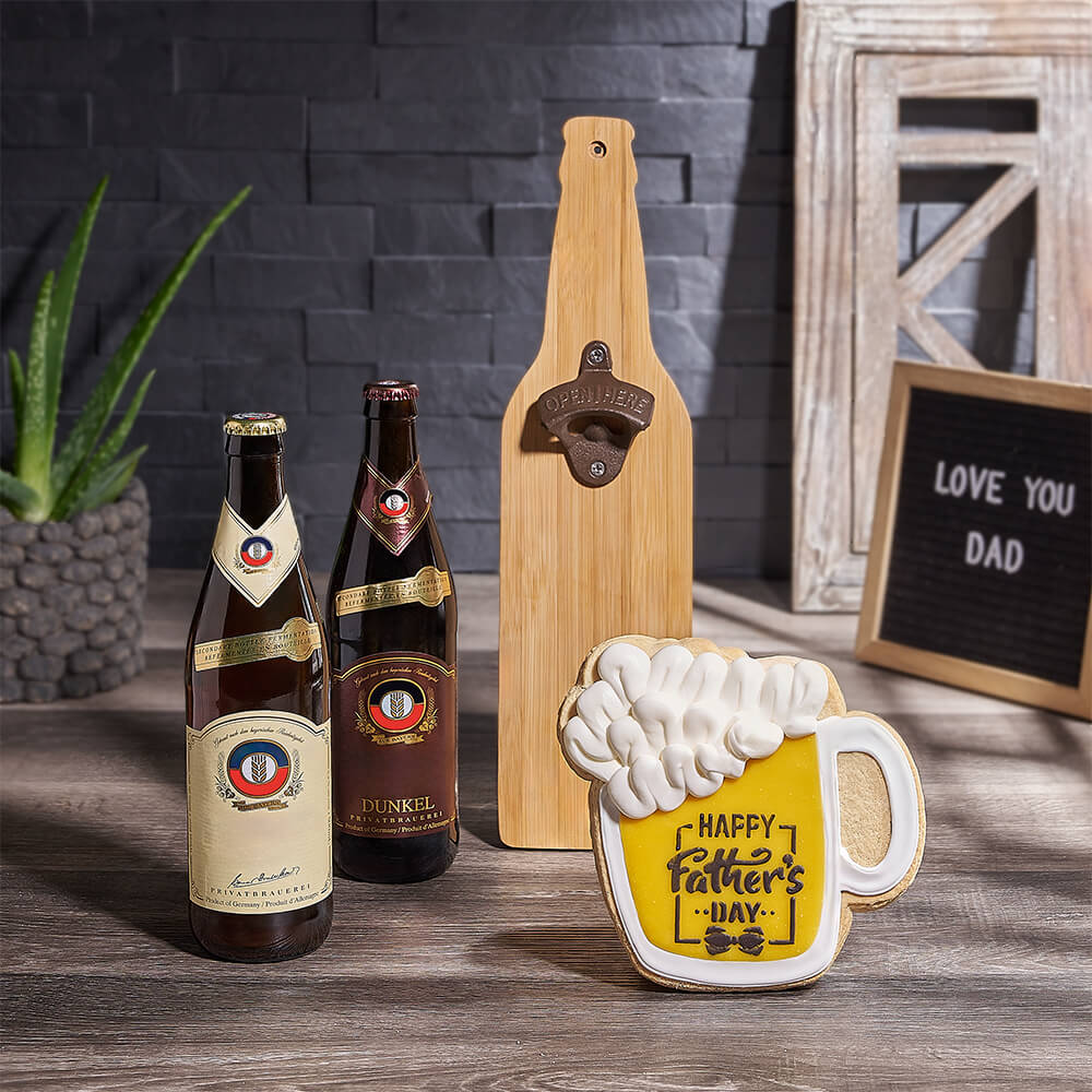 Dad’s Specialty Beer &amp; Cookie Gift Set, beer gift, beer, fathers day gift, fathers day, cookie gift, cookie