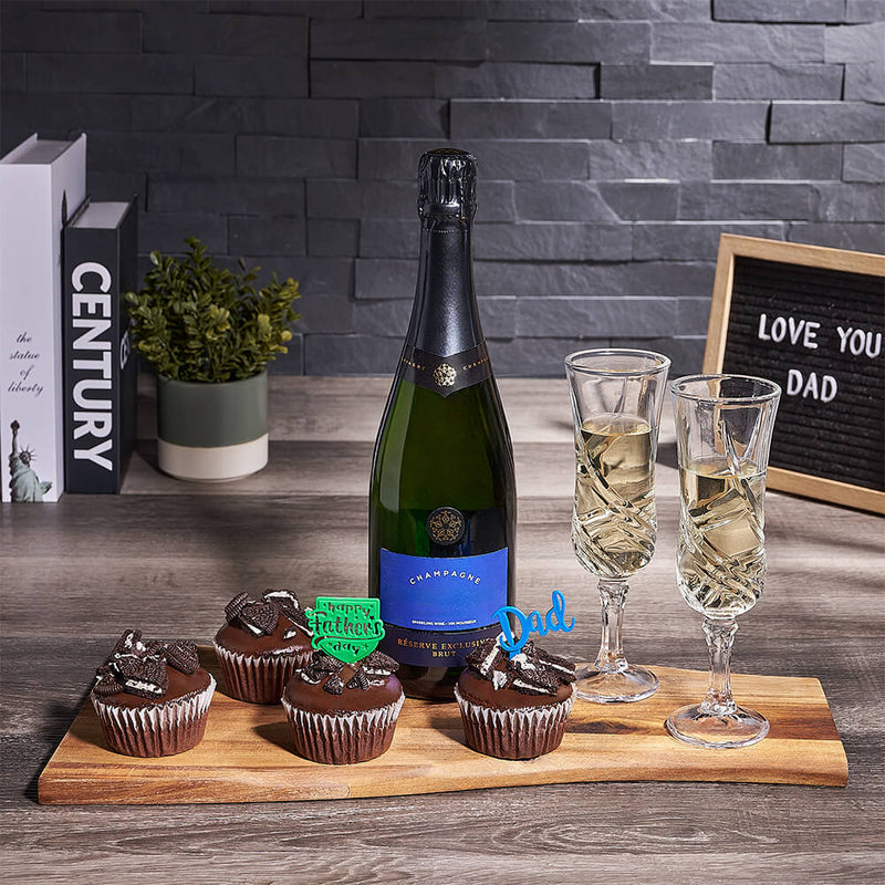 Father’s Day Celebration Champagne Gift Set, father’s day gift baskets, gourmet gifts, gifts, champagne, father’s day, champagne gifts