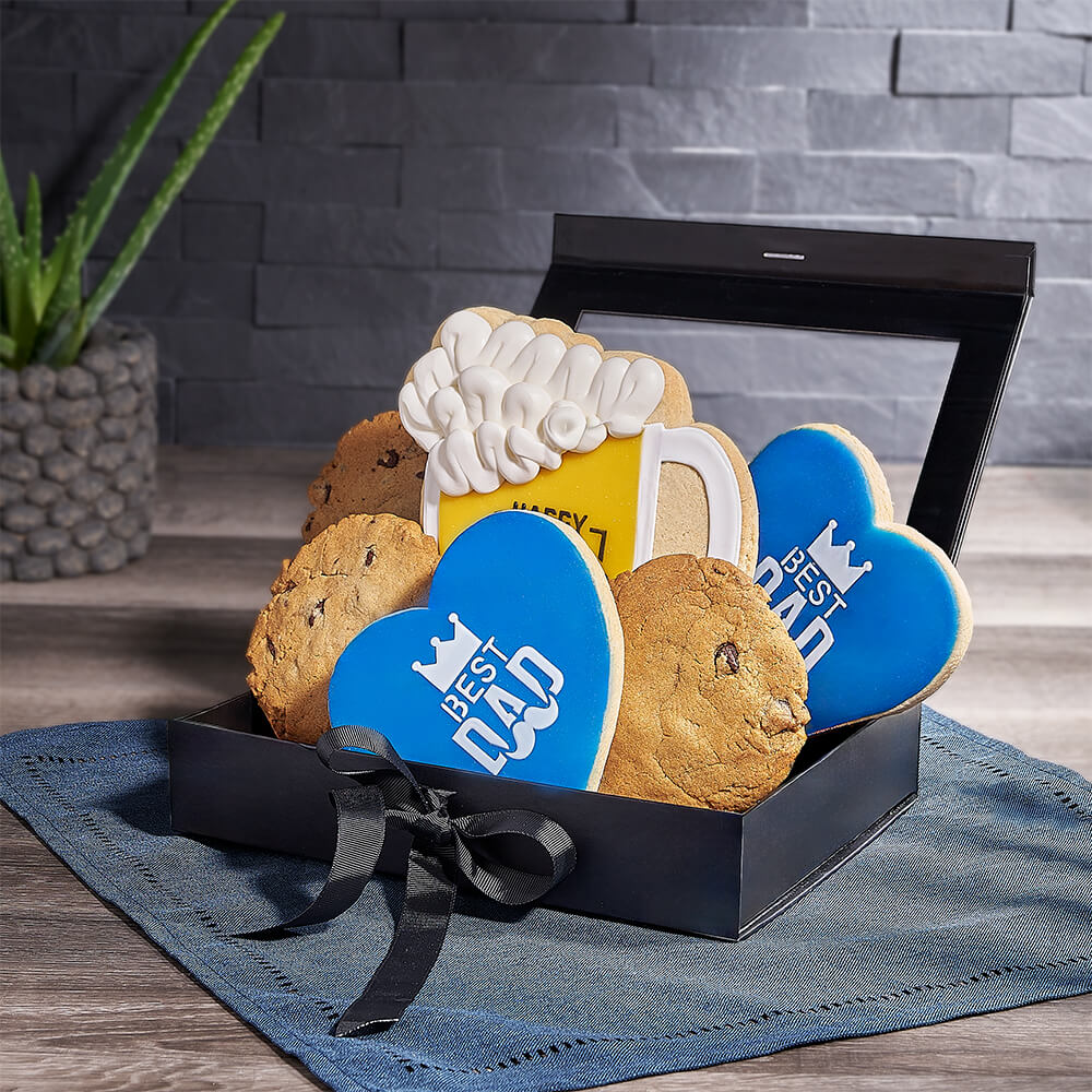 Father's Day Cookie Box Gift, fathers day gift, fathers day, cookie gift, cookie, dessert gift, dessert