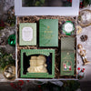 Festive Green Tea Gift Box, christmas gift, christmas, holiday gift, holiday, chocolate gift, chocolate, tea gift, tea