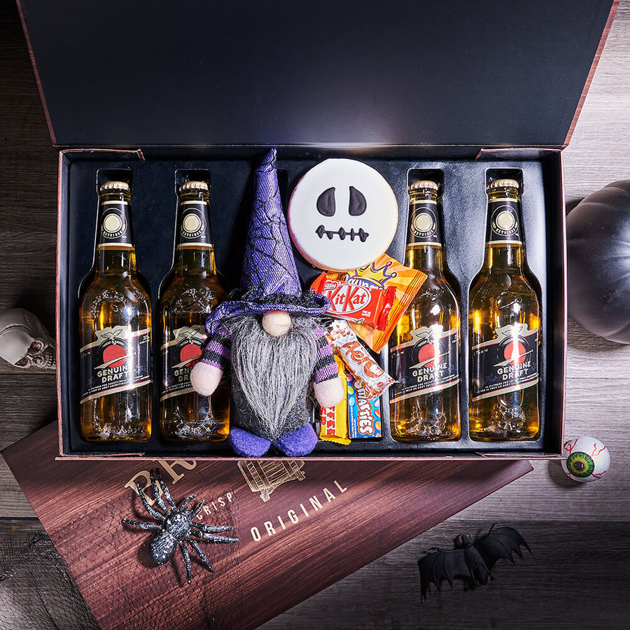 Ghostly Frights Beer Gift Box, beer gift, beer, gourmet gift, gourmet, candy gift, candy, halloween gift, halloween