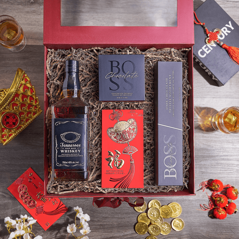 Lunar New Year Spirits Gift Box, lunar new year gift, lunar new year, chinese new year gift, chinese new year, liquor gift, liquor, Canada delivery