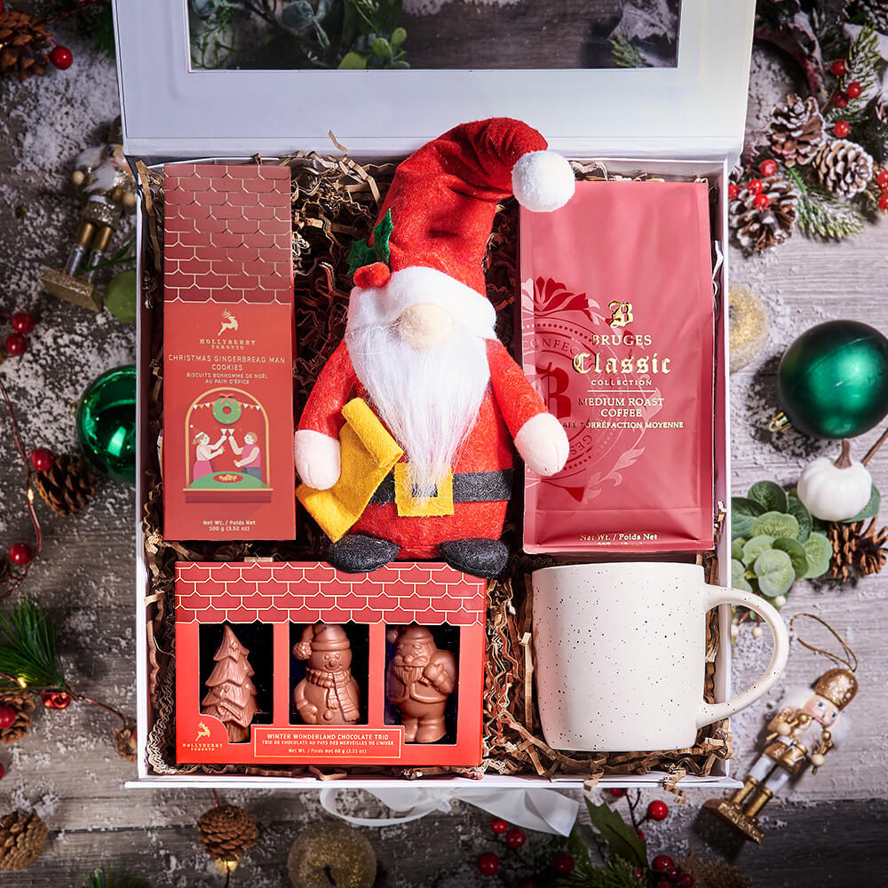 coco　Chistmas GiftBox グレージュ S Christmas Gift Boxes | Gift Box Love Co - giftboxloveco