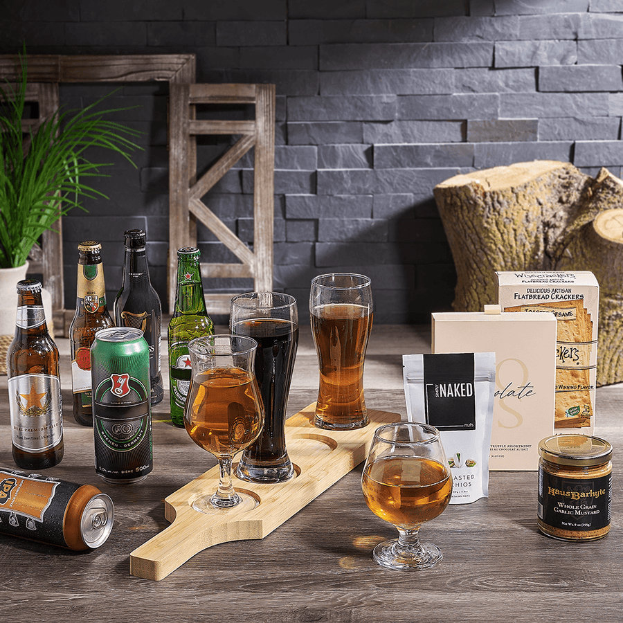 Sweet & Salty Beer Flight Gift, beer gift, beer, beer flight gift, beer flight, Canada delivery