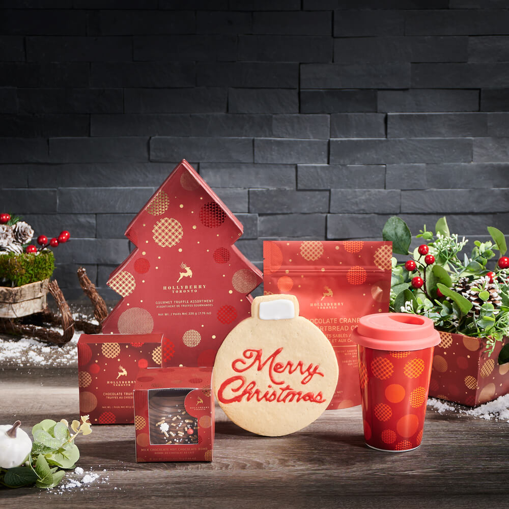 Christmas Tree &amp; Treats Gift Set, christmas gift, christmas, holiday gift, holiday, chocolate gift, chocolate