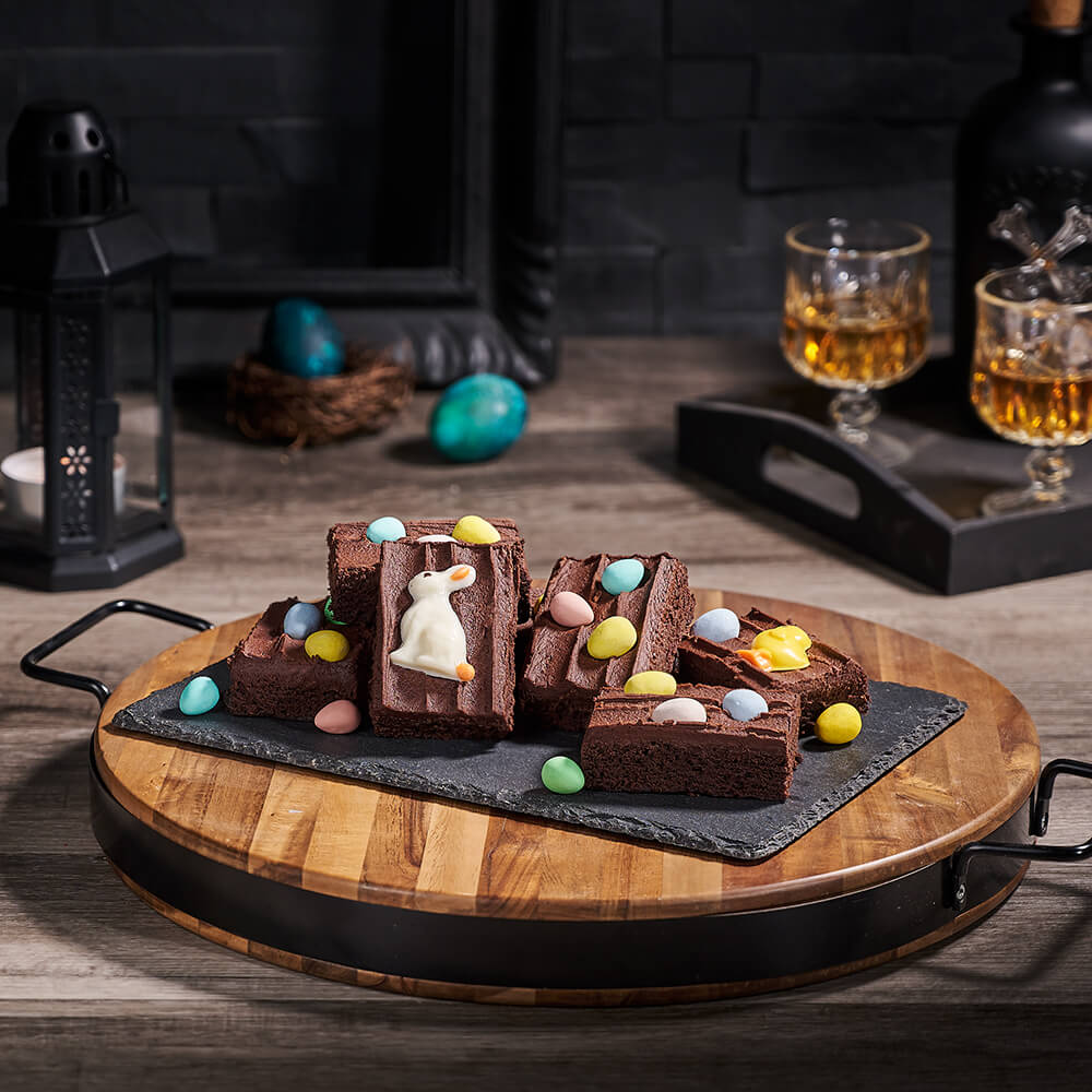 Easter Brownies, easter gift, easter, gourmet gift, gourmet, baked goods gift, baked goods, brownie gift, brownie