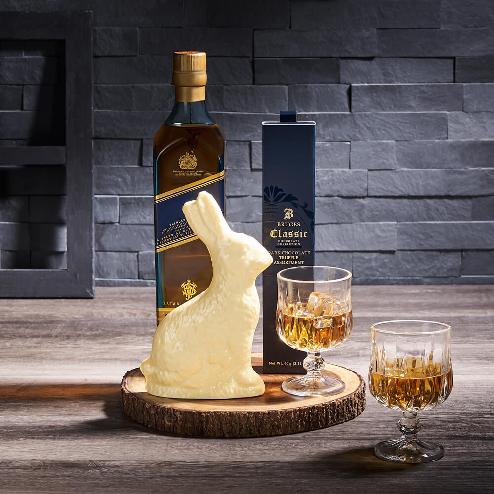 Easter Chocolate & Liquor Gift, chocolate gift, chocolate, easter gift, easter, liquor gift, liquor, gourmet gift, gourmet