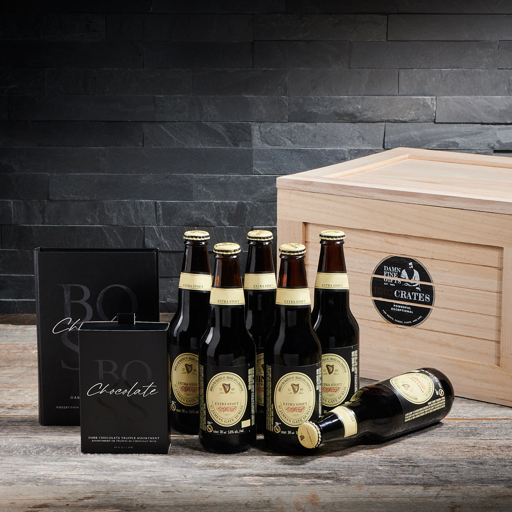 Protein & Beer Gift Box – Beer gift baskets – Canada delivery – US delivery  - BroCrates USA