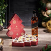Holiday Spirits & Chocolate Gift Set, christmas gift, christmas, holiday gift, holiday, liquor gift, liquor, chocolate gift, chocolate