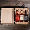 Whiskey Tasting Gift Crate, liquor gift baskets, gourmet gifts, gifts, liquor