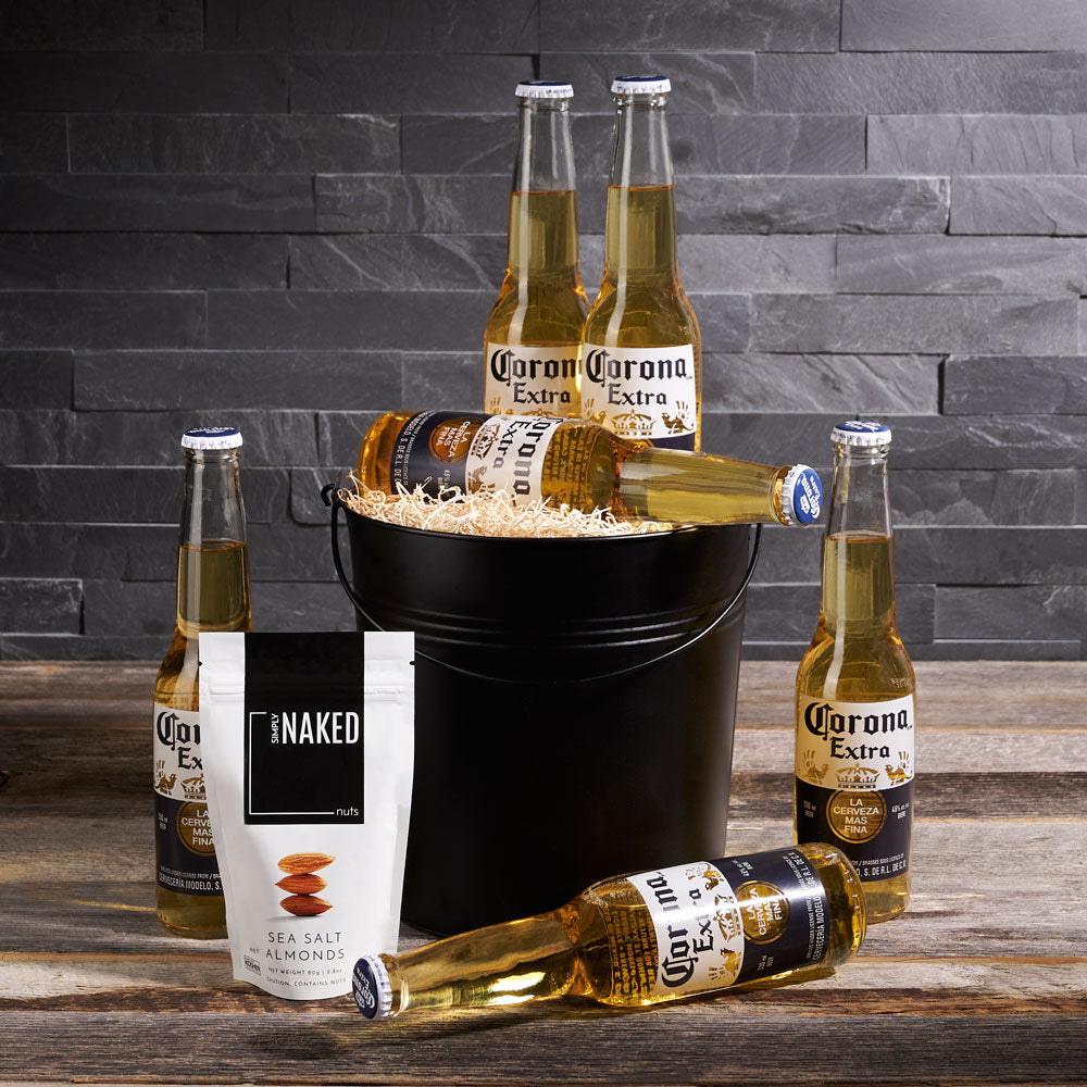 Summer And Corona BroCrate holiday gift basket for men in Canada