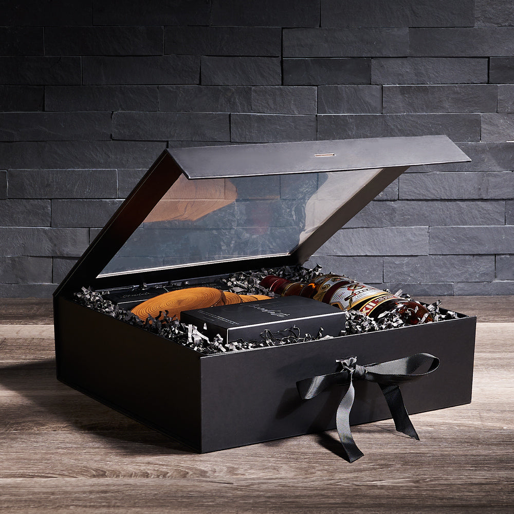 Gentleman Extraordinaire Gift Box, liquor gift, liquor, chocolate gift, chocolate, fathers day, fathers day gift