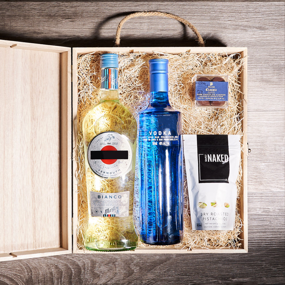 Personalised Gordons Alcohol Free Gin Gift Set in Luxury Engraved Gift Box  | SpiritSmith