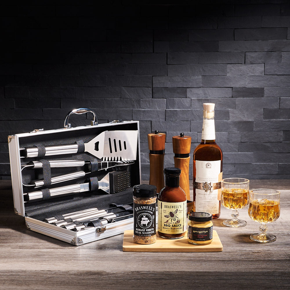 Summer BBQ and Liquor Gift Set