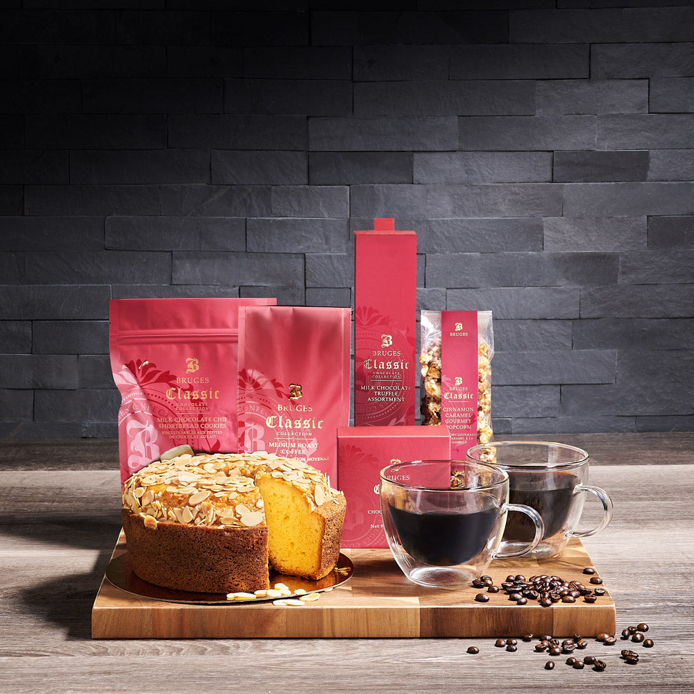 Coffee & Cake Gourmet Gift, coffee gift, coffee, gourmet gift, gourmet, breakfast gift, breakfast