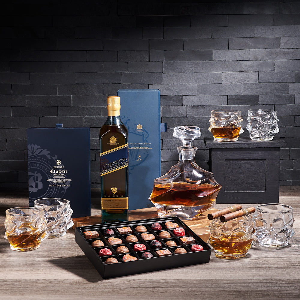 The Gentleman” Liquor Decanter Crate - liquor gift baskets - Canada  delivery - BroCrates Canada