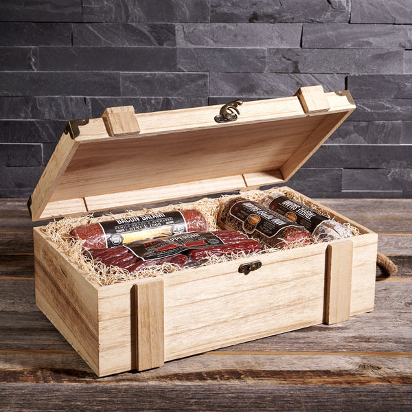 Salty Slammin' Salami Super Set, gift baskets, gifts, salami