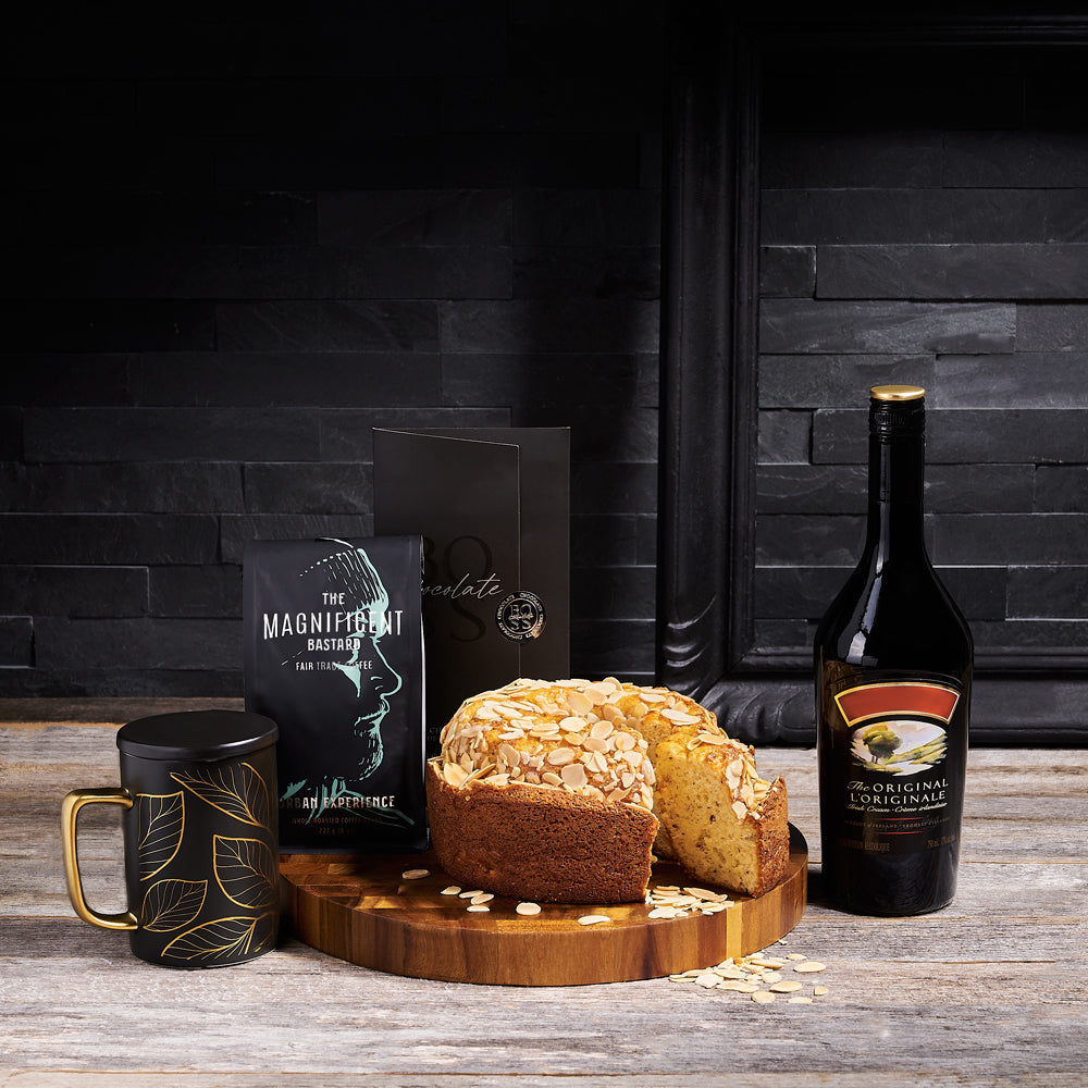 Irish Breakfast &amp; Coffee Gift Set, gourmet gift, chocolate, liquor gift, breakfast