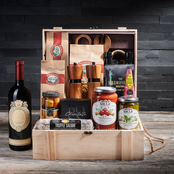 Taste of Italy BroCrate – Wine gift baskets – Canada delivery