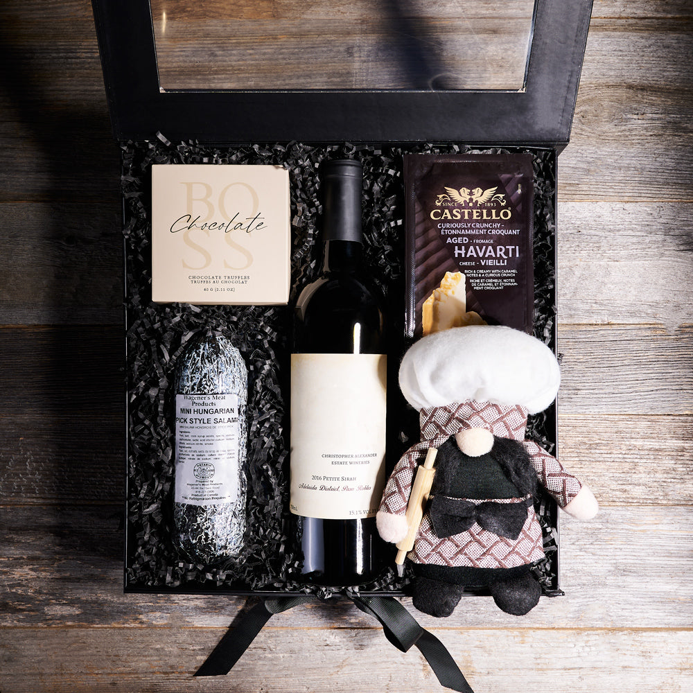 The Exquisite Little Chef BroCrate – Wine gift baskets – Canada