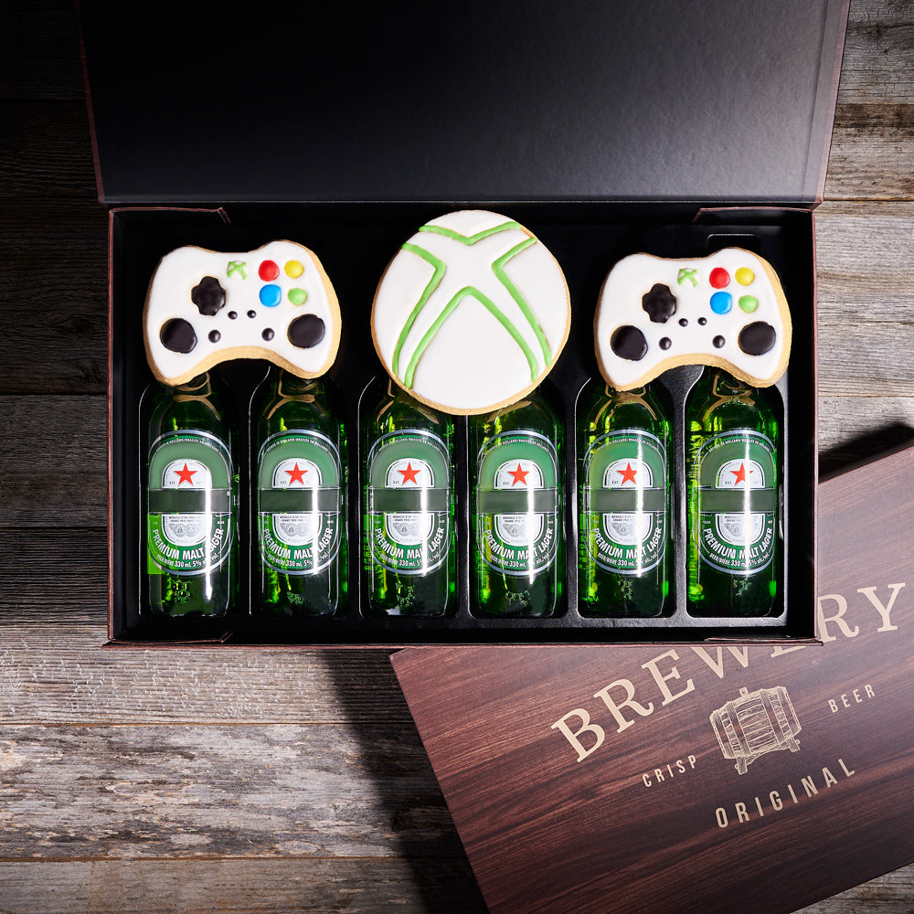 Sweet Gaming &amp; Beer Gift Set, video game gift, beer gift, games, gaming
