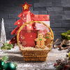 Christmas Gingerbread Cookie Gift Basket, christmas gift basket, christmas gift, christmas, holiday gift basket, holiday gift, holiday, gourmet gift basket, gourmet gift, gourmet